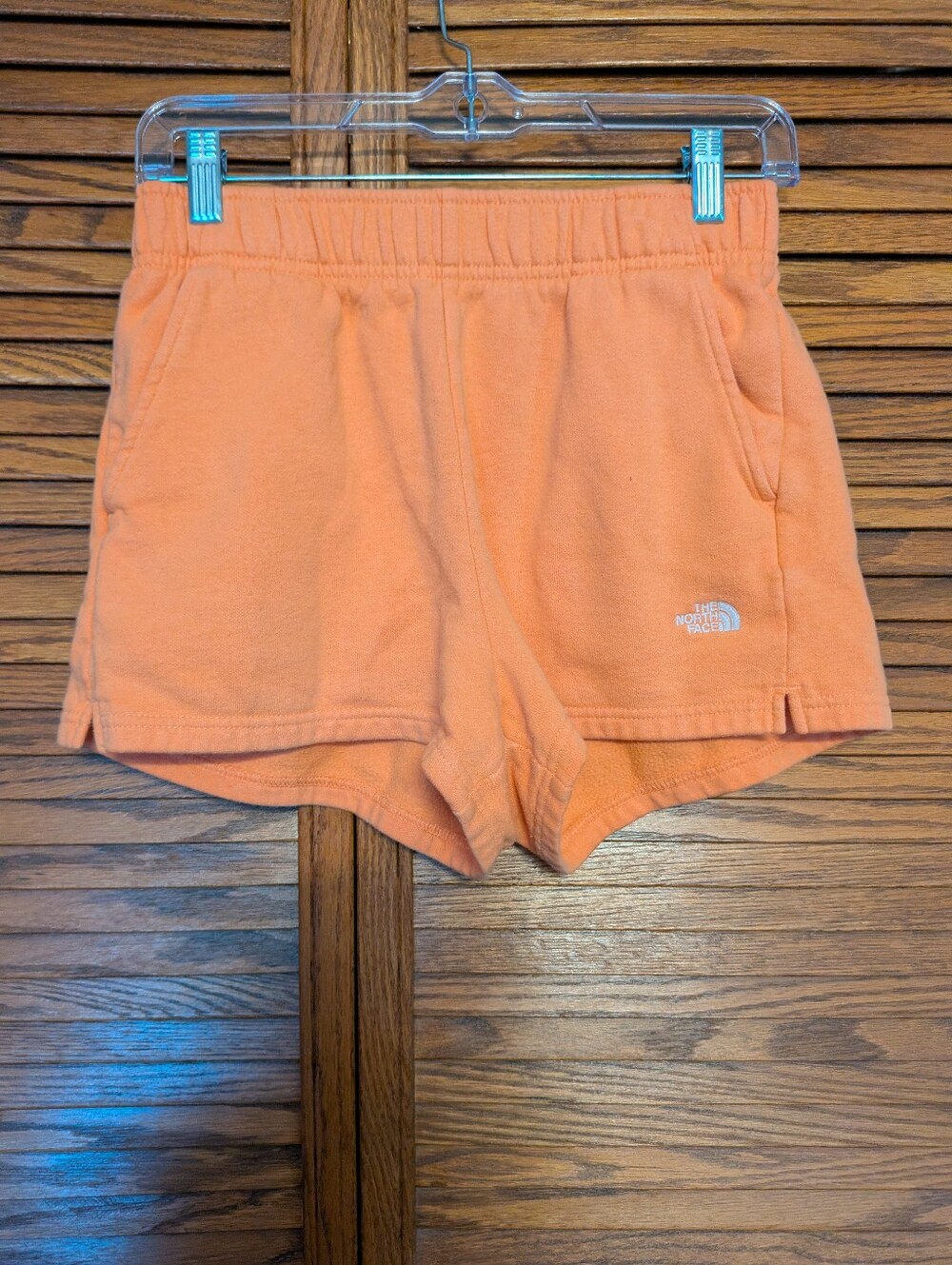 The North Face Orange Swea Shorts Size Small